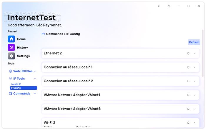 دانلود InternetTest 8.8.2 - دانلود تست سرعت اینترنت - سافت گذر