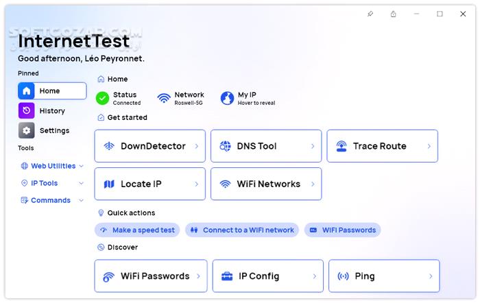 دانلود InternetTest 8.8.2 - دانلود تست سرعت اینترنت - سافت گذر