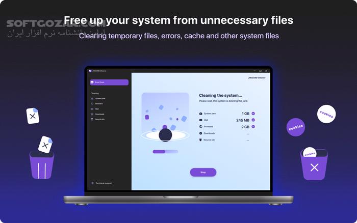 دانلود JWIZARD Cleaner 1.9.5 - دانلود پاکسازی ویندوز - سافت گذر