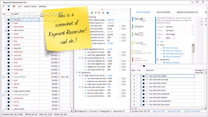 دانلود Keyword Researcher Pro 13.260 (یافتن پُرجستجوترین کلیدواژه‌ها) با لینک مستقیم و کرک معتبر