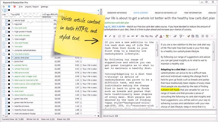 دانلود Keyword Researcher Pro 13.260 (یافتن پُرجستجوترین کلیدواژه‌ها) با لینک مستقیم و کرک معتبر
