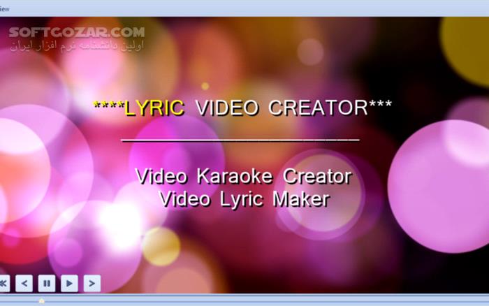 دانلود Lyric Video Creator 6.5.0 (ساخت کارائوکه) با لینک مستقیم و کرک معتبر