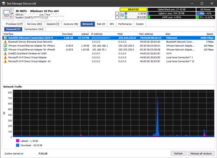 دانلود MiTeC Task Manager DeLuxe - دانلود جایگزین تسک منیجر ویندوز - سافت گذر