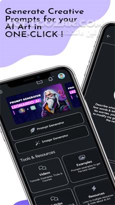 دانلود Midjourney Ai Prompt Generator 4.1.0 For Android +5.0 - دانلود میدجرنی برای اندروید - سافت گذر
