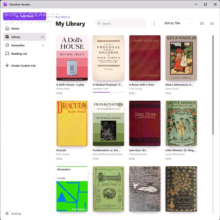 دانلود Obsidian Ebook Reader Premium 2.1.2 (کتابخوان برای ویندوز) با لینک مستقیم و کرک معتبر