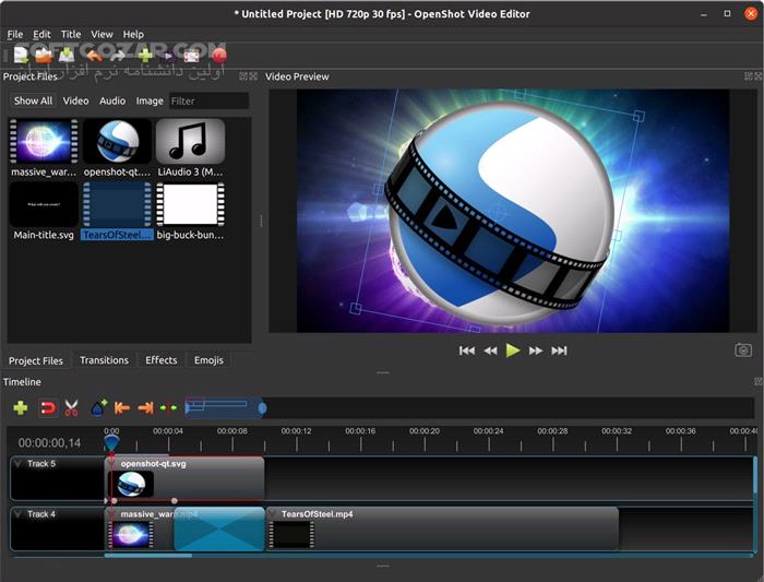 دانلود OpenShot Video Editor 3.3.0 - دانلود ویرایش ویدئو - سافت گذر