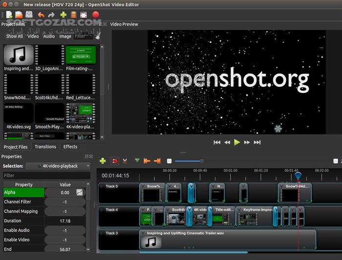 دانلود OpenShot Video Editor 3.3.0 - دانلود ویرایش ویدئو - سافت گذر