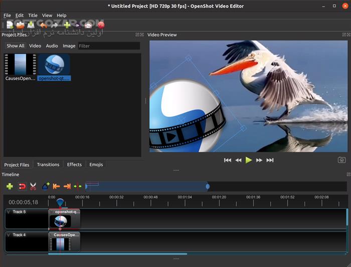 دانلود OpenShot Video Editor 3.3.0 - دانلود ویرایش ویدئو - سافت گذر