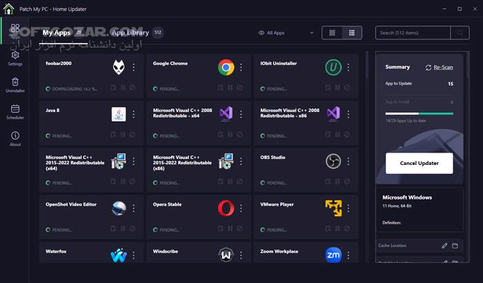 دانلود Patch My PC - Home Updater 5.3.2.0 - دانلود آپدیت خودکار برنامه‌های نصب شده در ویندوز - سافت گذر