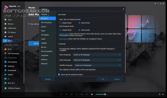دانلود PlayerFab 7.0.6.2 (پخش و مدیریت جامع فایل‌های صوتی و تصویری) با لینک مستقیم و کرک معتبر