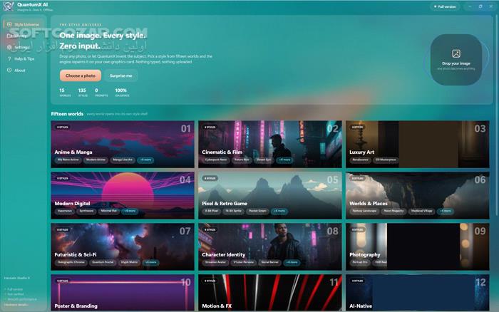 دانلود QuantumX AI 1.0.1 (تبدیل عکس به آثار هنری با هوش مصنوعی) با لینک مستقیم و کرک معتبر