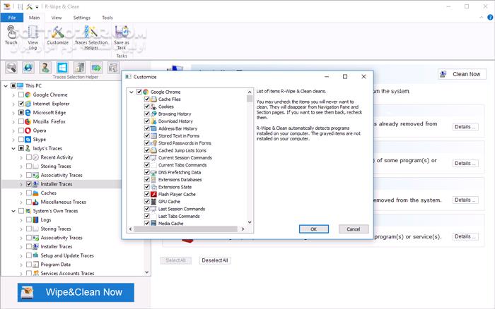 دانلود R-Wipe & Clean 20.0.2531 - دانلود پاکسازی ویندوز - سافت گذر