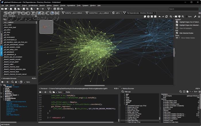 دانلود Scientific Toolworks Understand 7.2 Build 1237 - دانلود تحلیل کد - سافت گذر