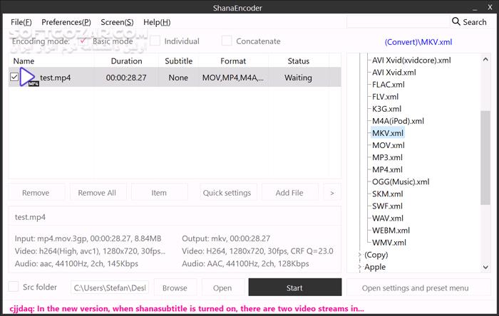 دانلود ShanaEncoder 5.0.0.4 - دانلود تبدیل کننده فرمت ها - سافت گذر