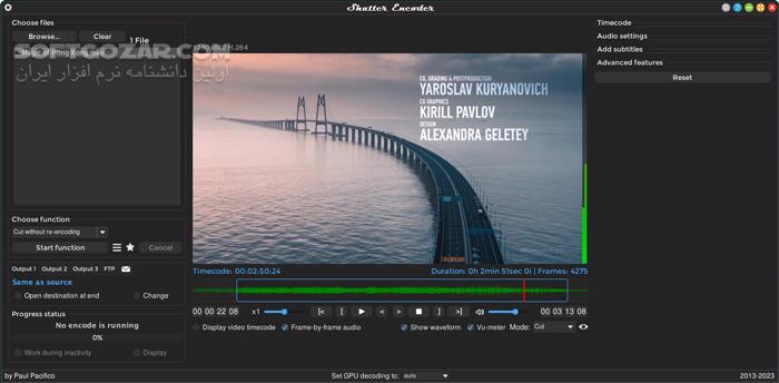 دانلود Shutter Encoder 18.8 - دانلود تبدیل، فشرده‌سازی و مدیریت فایل‌های ویدئویی و صوتی - سافت گذر