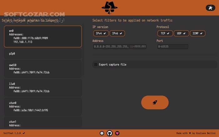 دانلود Sniffnet 1.3.2 - دانلود نظارت بر شبکه - سافت گذر