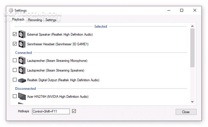 دانلود SoundSwitch 6.14.2 - دانلود تنظیمات صدا در ویندوز - سافت گذر