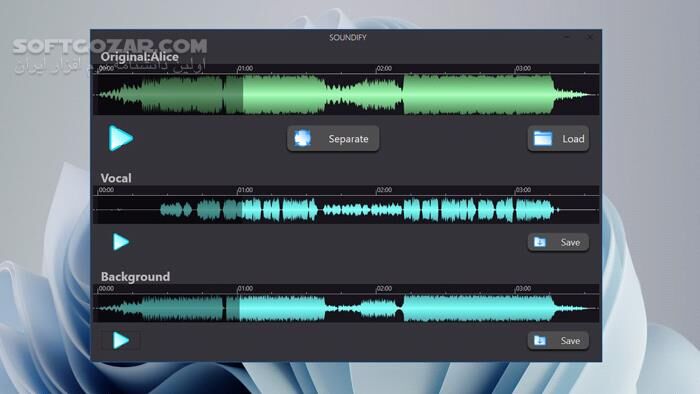 دانلود Soundify Vocal Remover 1.2.7 (جداسازی صدای خواننده از آهنگ) با لینک مستقیم و کرک معتبر