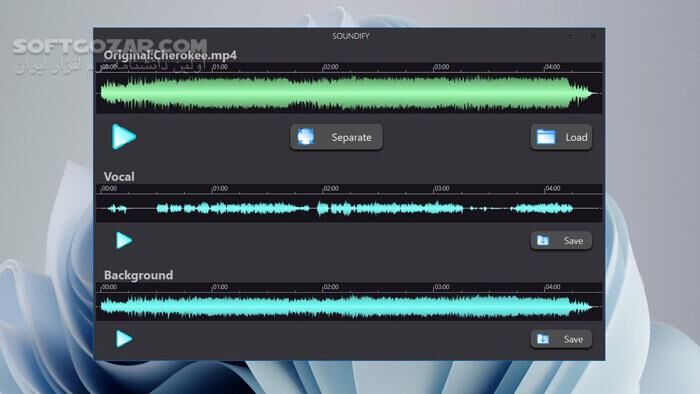 دانلود Soundify Vocal Remover 1.2.7 (جداسازی صدای خواننده از آهنگ) با لینک مستقیم و کرک معتبر