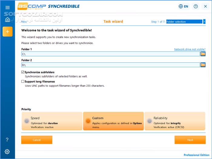 دانلود Synchredible Pro 9.113 (همگام‌سازی و پشتیبان‌گیری خودکار فایل‌ها) با لینک مستقیم و کرک معتبر