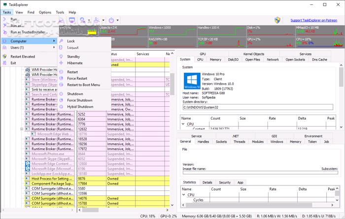 دانلود TaskExplorer 1.6.0 - دانلود مدیریت پردازش ها - سافت گذر