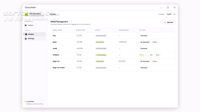 دانلود TranscribeKit 1.2.0 (تبدیل فایل‌های صوتی و ویدئویی به متن و زیرنویس‌) با لینک مستقیم و کرک معتبر