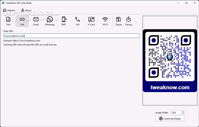 دانلود TweakNow QR Code Maker 4.3.0 (ساخت کد کیوآر) با لینک مستقیم و کرک معتبر