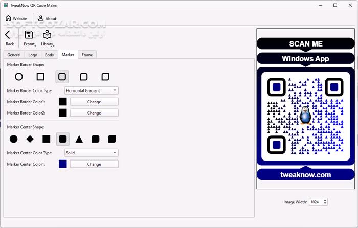 دانلود TweakNow QR Code Maker 4.3.0 (ساخت کد کیوآر) با لینک مستقیم و کرک معتبر