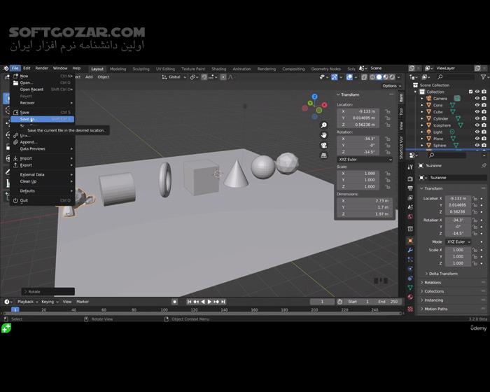 دانلود Complete Blender Creator: Learn 3D Modelling for Beginners - دانلود آموزش بلندر - سافت گذر