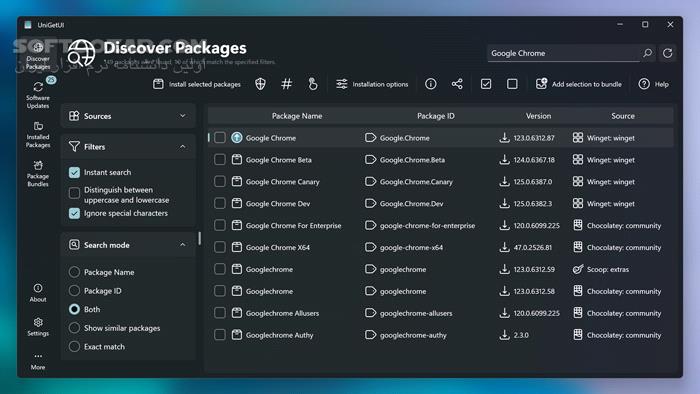 دانلود UniGetUI v3.1.0 - دانلود مدیریت نرم افزارها - سافت گذر