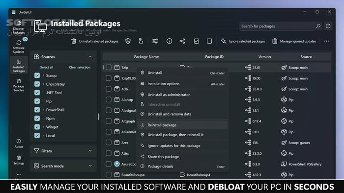 دانلود UniGetUI v3.1.0 - دانلود مدیریت نرم افزارها - سافت گذر
