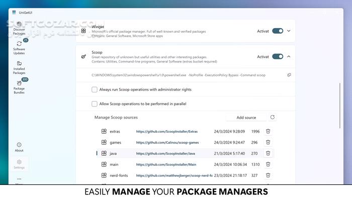 دانلود UniGetUI v3.1.0 - دانلود مدیریت نرم افزارها - سافت گذر