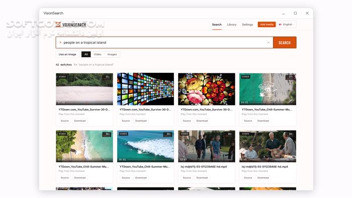 دانلود VisionSearch 1.7.0 (یافتن عکس و فیلم با هوش مصنوعی) با لینک مستقیم و کرک معتبر