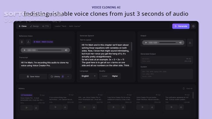 دانلود Voice Creator Pro 1.1.4 (ساخت صدای انسان با هوش مصنوعی) با لینک مستقیم و کرک معتبر