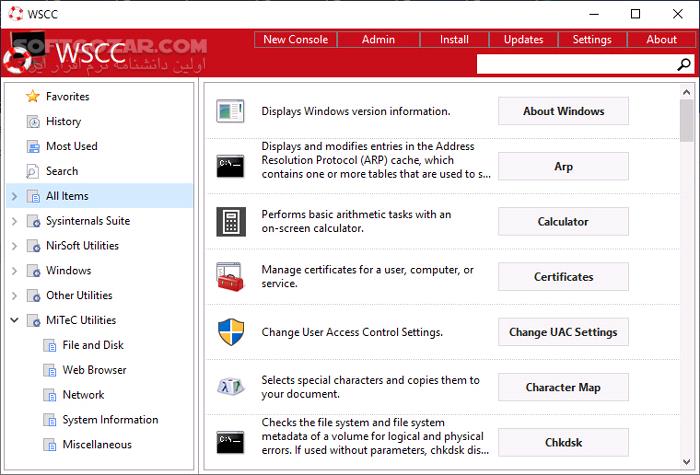 دانلود WSCC - Windows System Control Center 7.1.0.0 Commercial + Portable - دانلود مدیریت و به‌روزرسانی ابزارهای سیستمی - سافت گذر