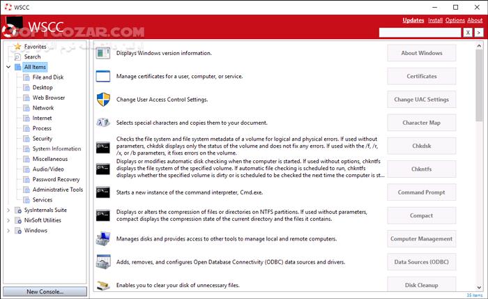 دانلود WSCC - Windows System Control Center 7.1.0.0 Commercial + Portable - دانلود مدیریت و به‌روزرسانی ابزارهای سیستمی - سافت گذر
