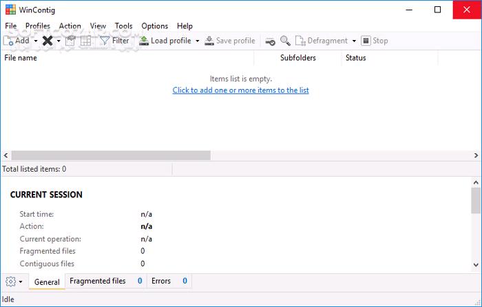 دانلود WinContig 5.0.3.1 - دانلود دیفرگ کردن فایل‌ها - سافت گذر