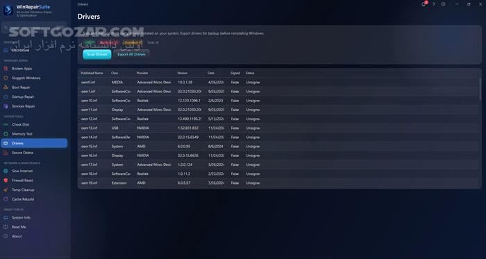 دانلود WinRepairSuite 2.6.0 (تعمیر ویندوز) با لینک مستقیم و کرک معتبر