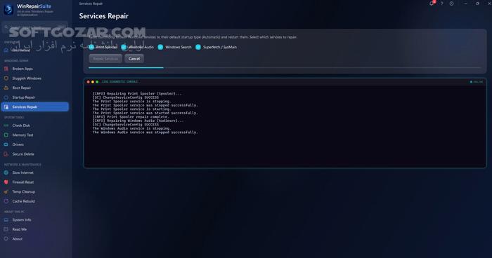 دانلود WinRepairSuite 2.6.0 (تعمیر ویندوز) با لینک مستقیم و کرک معتبر