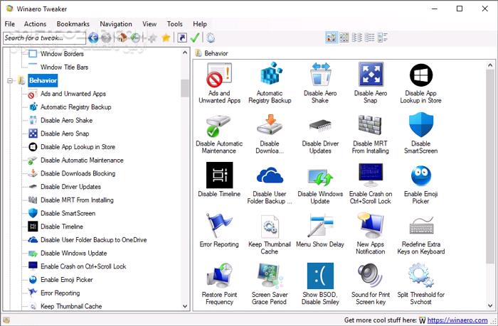 دانلود Winaero Tweaker 1.65 (بهینه سازی ویندوز) با لینک مستقیم و کرک معتبر