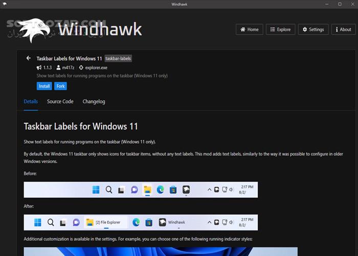 دانلود Windhawk 1.5.1 - دانلود بهینه سازی ویندوز - سافت گذر