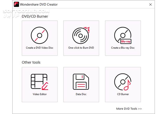 دانلود Wondershare DVD Creator 6.6.2.3 (رایت دی‌وی‌دی) با لینک مستقیم و کرک معتبر