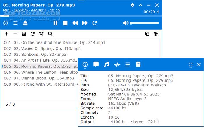 دانلود XMPlay 4.0.0.12 - دانلود پلیر صوتی - سافت گذر
