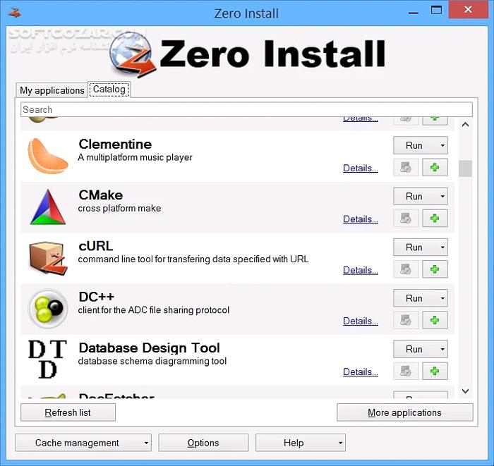 دانلود Zero Install 2.26.3 - دانلود اجرای برنامه ها بدون نیاز به نصب - سافت گذر