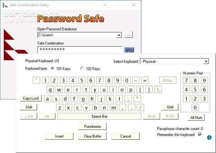 دانلود Password Safe 3.68.0 - دانلود مدیریت پسوردها - سافت گذر