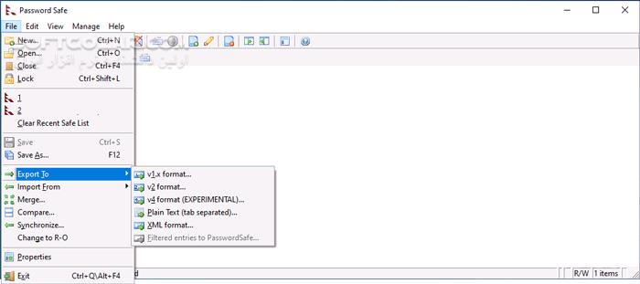 دانلود Password Safe 3.68.0 - دانلود مدیریت پسوردها - سافت گذر
