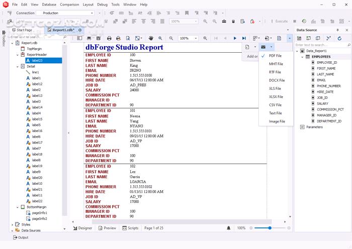 دانلود dbForge Studio for Oracle Enterprise 2025.3.93 (مدیریت پایگاه‌های داده اوراکل) با لینک مستقیم و کرک معتبر