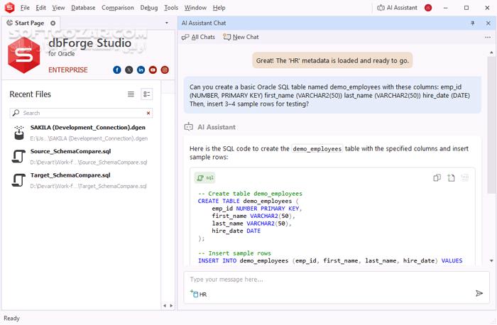 دانلود dbForge Studio for Oracle Enterprise 2025.3.93 (مدیریت پایگاه‌های داده اوراکل) با لینک مستقیم و کرک معتبر