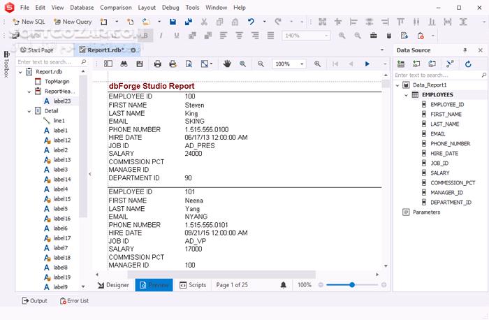 دانلود dbForge Studio for Oracle Enterprise 2025.3.93 (مدیریت پایگاه‌های داده اوراکل) با لینک مستقیم و کرک معتبر
