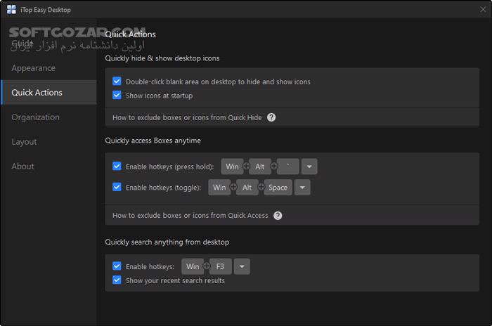 دانلود iTop Easy Desktop 2.9.0.5 - دانلود مرتب کردن دسکتاپ ویندوز - سافت گذر